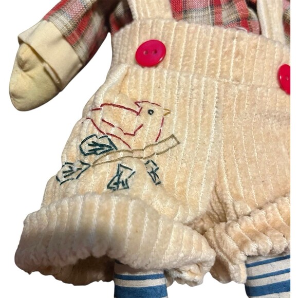 VTG 80s Creative Designs Raggedy Andy Weighted Rag Doll Fall Shelf Decor Gift - Picture 7 of 14